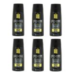 Axe Gold Deodorant and Body Spray, 6 Pack